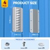 4 Pcs Shipping Container Air Vent Kits, Galvanized Steel Transportation
