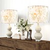 Drum Lampshades Floral Printed Lamp Shades - 13" x 13"