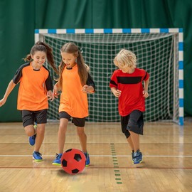 ZOPPER Fun Sport Foam Football 20cm - Red Soft Sponge Foam Soccer Ball, Indoor Outdoor Foam Ball Great Fun & Suitable For All Ages
