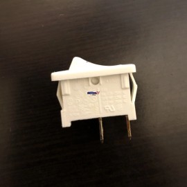 Marquardt Rocker Switch 1801 ON/Off SPST White Panel Mount 6A-125-250VAC Qty 1