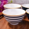 Cerficer Japanese Rice Bowls set, Ceramic Rice Bowls set of