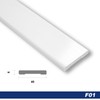 2 Metres | PVC Flat Strip | Smooth | Shockproof