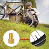 36pcs Bicycle Valve Adapter Universal Bicycle Valve Conversion Adapter to