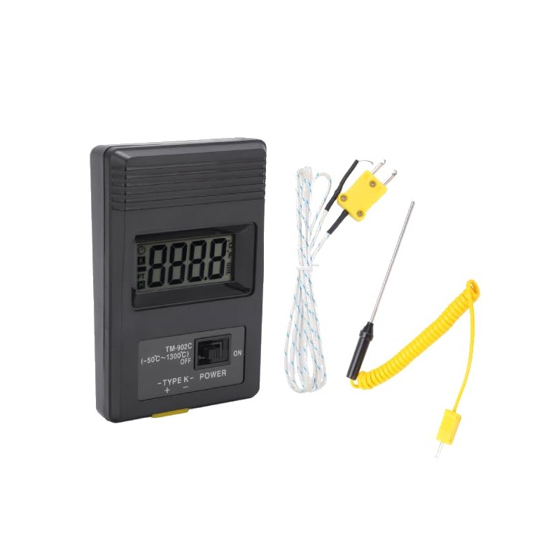 K-Type Thermometer, Digital Thermocouple Thermometer K- Type Temperature Meter -50
