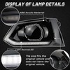 PGTOPONE Switchback White/Amber LED Front Bumper Fog Light DRL Amber