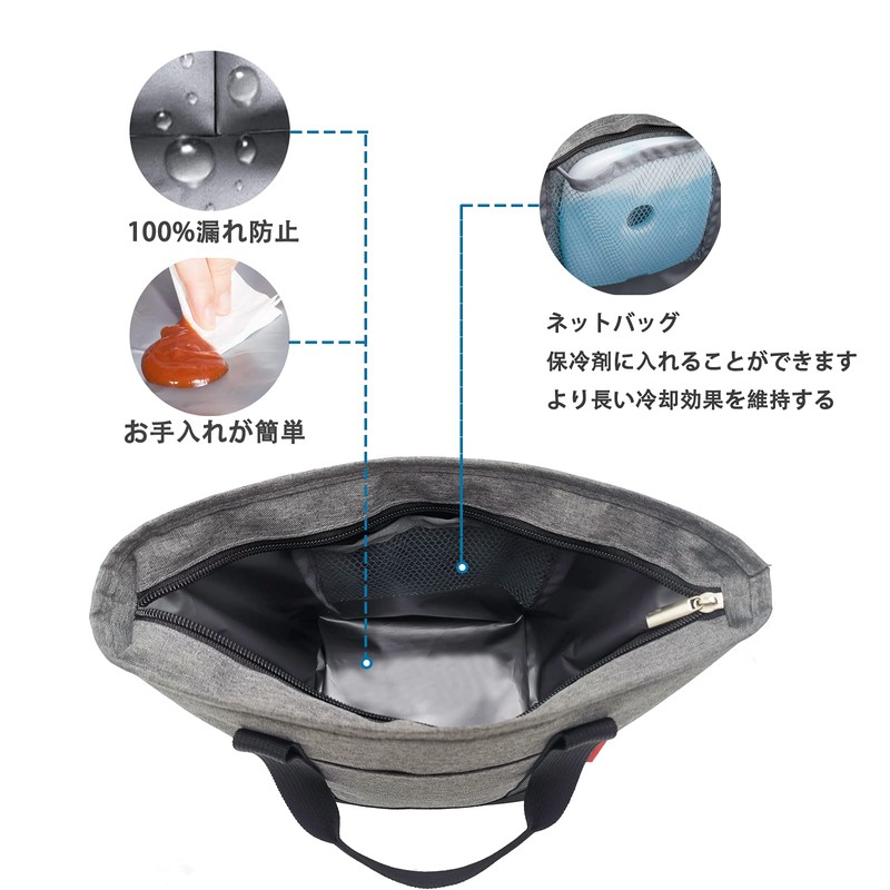 LHZK Cooler Bag Eco Bag Foldable Tote Bag Lunch Bag