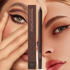 Eye Pencil - 2-in-1 Smudge Proof Eyebrow Pencils Eye Liner Pen,Long-Lasting Beauty Makeup Smooth Eyebrow Pen for Women Girls Travel