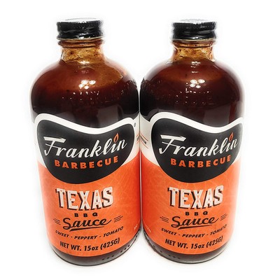 Franklin Barbecue Sauce, Texas Style 12.5 Oz (Pack of 2)