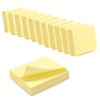 WAYTEX 1200 Sticky Notes Pastel Yellow 12 Pads of 100