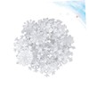 Vaguelly Snowflake Wall Sticker Decals 200pcs Fluorescent Snowflake Decals Easy