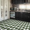 Alow Peel and Stick Floor Tile,Green Self-Adhsive Peel and Stick