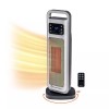 Comfort Zone 26" Oscillating Digital Tower Heater with Remote Control,