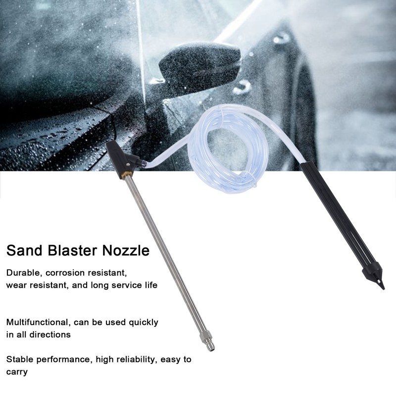 High Pressure Washer Sandblasting Kit Sand Blast Nozzle Sandblaster Attachment