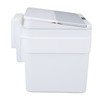 8L Bathroom Trash Can with Lid Automatic Garbage Can USB