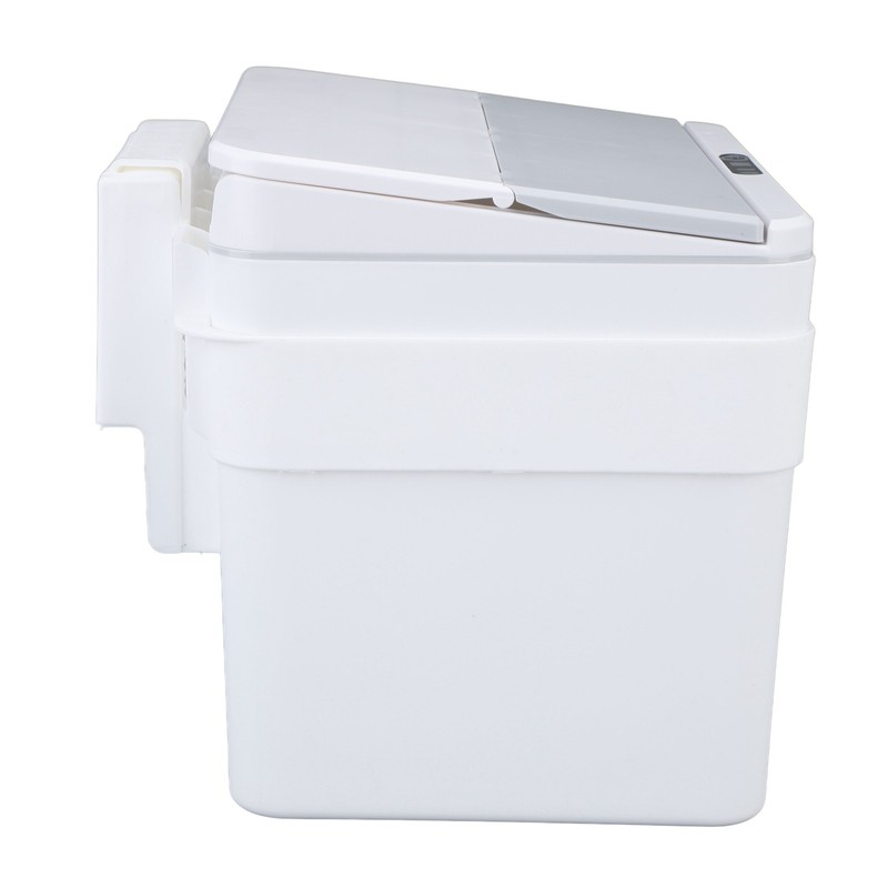 8L Bathroom Trash Can with Lid Automatic Garbage Can USB