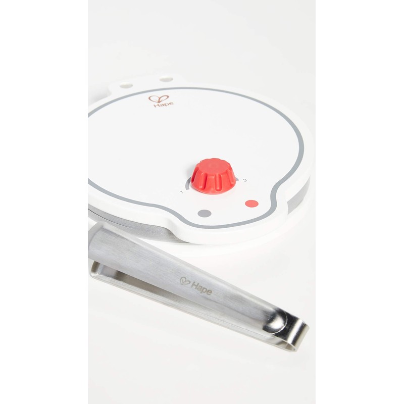 Hape E3149 Imitation Wooden Kitchen Waffle Maker and Accessories Set