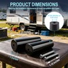 E227 2.25" RV Door Stop, Black Rubber 2 1/4' Door