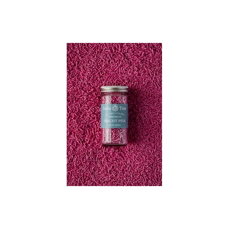 India Tree Nature's Colors Bright Pink Sprinkles - 2.9 lb