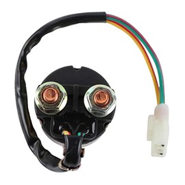 ULTECHNOVO Solenoid Relay 12v Starter Solenoid for Car Auto Starter Made of Abs Iron