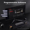 RedThunder K75 Wireless Mechanical Gaming Keyboard with Knob, 75% Layout