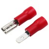 Baomain 0.11" Female & Male Spade Connectors 22-16 AWG Insulated