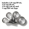 Oxo 11180500 Juego Tazas Cucharas Medidoras Acero, Multicolor, 8 Piezas
