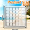 Acrylic Seashell Display Box 36 Grids Magnetic Seashell Display Box