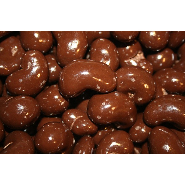 2 Lbs Dark Chocolate Cashews from Jellybean Foods