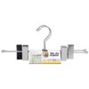 Clothes To Use Non Fall Skirt Hangers with 2 Pairs Steel