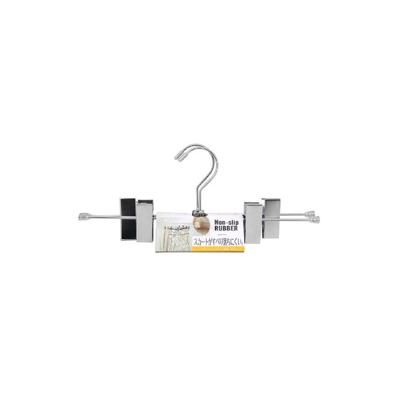 Clothes To Use Non Fall Skirt Hangers with 2 Pairs Steel