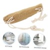 TOVINANNA Bath Towel Wall Mounted Back Scrubber Washer Exfoliating Handle
