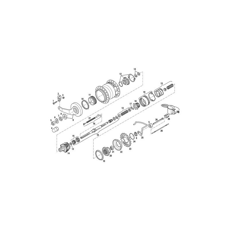 Sram Shift Rod, Shift Tube & Locating Sleeve P5/Sparc