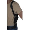Barsony New Cross Harness Vertical Shoulder Holster for 2" Snub