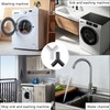 2 Sets Universal Washing Machine Y-Shaped Drain Hose Splitter -Fitting,Connector