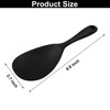 Coufce Black Silicone Rice Paddle Spoon