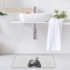 INDAJEDN Funny Sloth Bathtub Mat Non Slip 15.7x27.6 Inch, Bath
