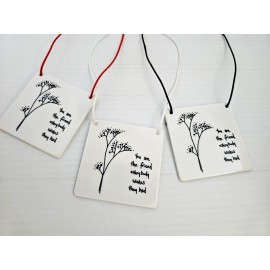 Unbranded Ceramic "You’re The Friend Everyone Wishes They Had" 2.75" x 2.75" Ready to Hang