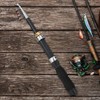 Alomejor Fishing Rod Portable Small Short Sea Pole Mini Sea