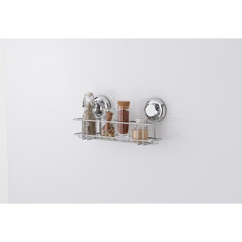 Compactor Bestlock Wall Mounted Small Kitchen Spice Rack, Suction Cup