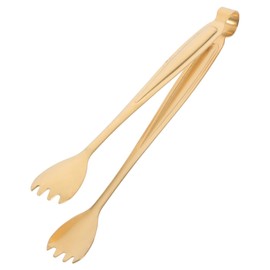 Alipis Stainless Steel Ice Tong Ergonomic BBQ and Toast Tong for Ice Cubes Sugar and Food Lightweight Kitchen Gadget for Restaurants and Catering