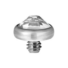 Karisma T-IADJ. Top. CZ G23 Microdermal White 3 mm