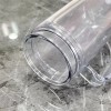 16oz/20oz Pre-drilled Plastic Snow Globe Bottle with Clear Colourful Lid
