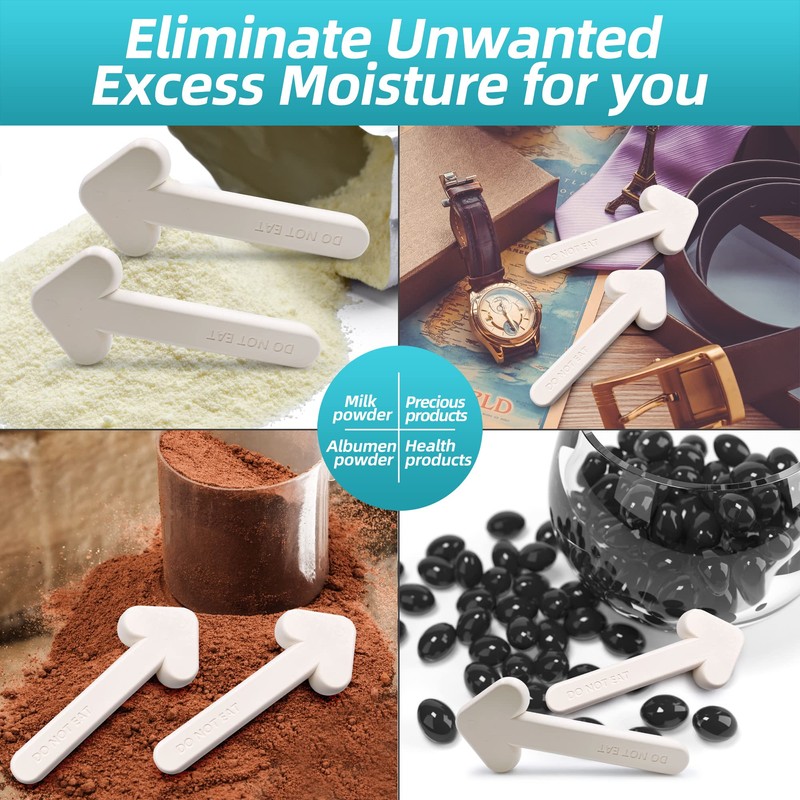 Wisesorb Polymer Desiccant Block, 10pcs 43g Poly Arrow Slowly &