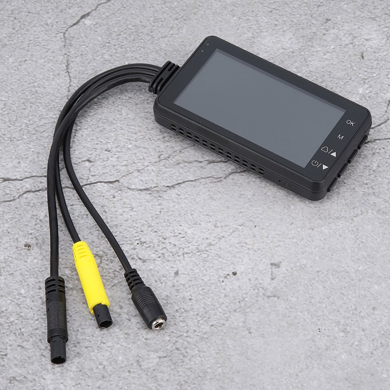 720P 3 Inch LCD Screen Dual Camera for Motorcycles Data