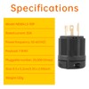 NEMA L5-30 125V 30A Twist Lock Plug, 3 Wire Electrical