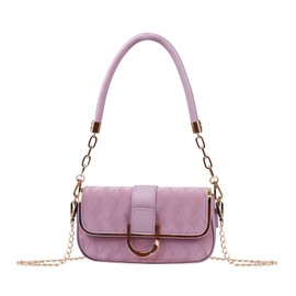 WisePoint Small Handbag, PU Leather Mini Handbags Small Crossbody Bags for Women, Modish Small Crossbody Purse (rose)