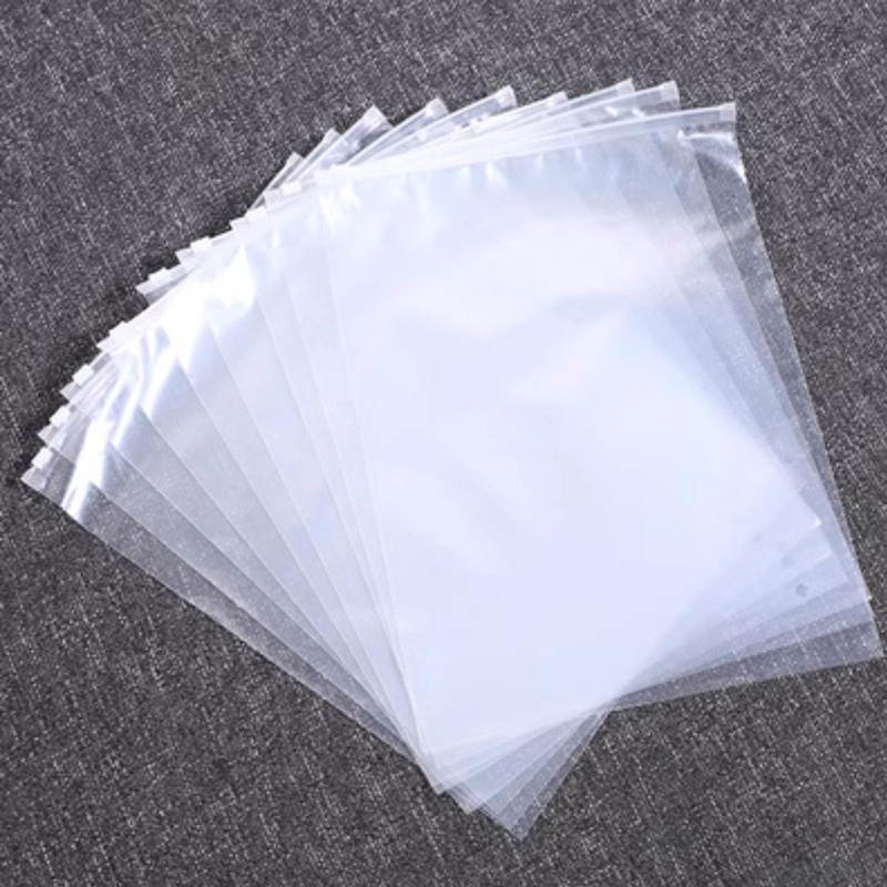 ATB-Foger 30Pcs Transparent Resealable Bag Reusable Zip Lock Bags Perforated