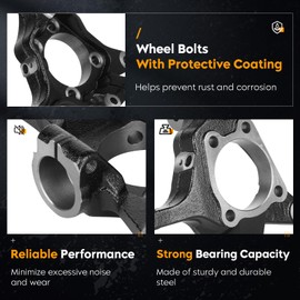 Front Right Steering Knuckle Wheel Bearing Hub Assembly Fit for Subaru Forester 2009-2014, Impreza 2008-2014, Legacy Outback 2005-2014, XV Crosstrek 2013-2014, WRX 2012-2014, 698-220, Passenger Side