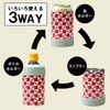 OGURA 缶ホルダー 350ml 保冷 真空 断熱 ペットボトル タンブラー 保温 ファブリック