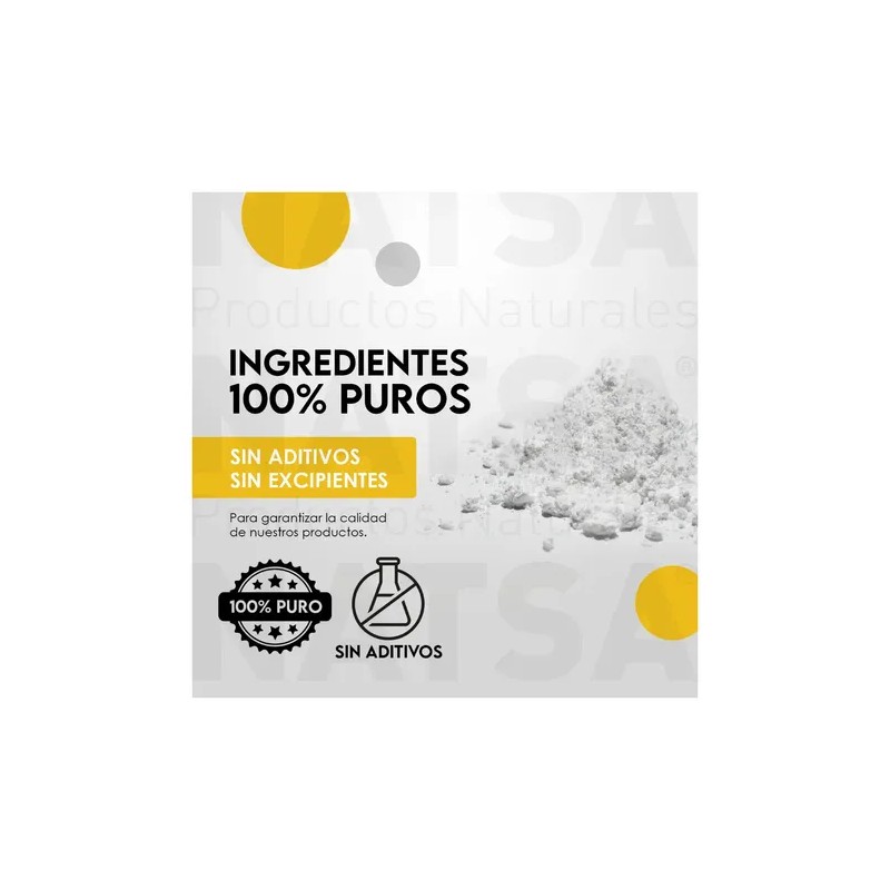 Natsa Maca Amarilla 100 Cápsulas, Calidad Premium Sfn